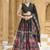 Charming Black color Jacquard Lehenga choli with Dupatta