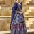 Charming Navy blue color Jacquard Lehenga choli with Dupatta