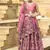 Pink color Jacquard Lehenga choli with Dupatta