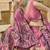 Charming Pink color Jacquard Lehenga choli with Dupatta