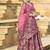 Charming Pink color Jacquard Lehenga choli with Dupatta