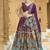 Charming Wine color Jacquard Lehenga choli with Dupatta