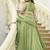 Designer Lehenga Choli Crush Silk in Light Green