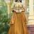 Designer Lehenga Choli Crush Silk in Mustard