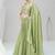 Light Green Festive Look with Silk Crush Lehenga Choli