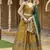 Yellow Kanjiwaram Silk Jacquard Woven Lehenga Choli