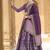 Lavender Kanijwaram Jacquard Designer Lehenga Choli For Ceremonial