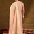 Women nude chanderi self design straight kurta trouser with dupatta