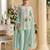 designer pakistani style sky blue georgette salwar suit for women wedding wear