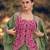 elegant pista green crop top suit set for women wedding wear