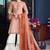 Peach Heavy Embroidered Designer Palazzo Suit