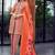Orange Heavy Embroidered Designer Palazzo Suit