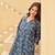 Women's Knee Length Foral Printed Kurta Set