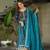 Rama Faux Georgette With Zari & Sequins Embroidered Work Kurti N Duptta