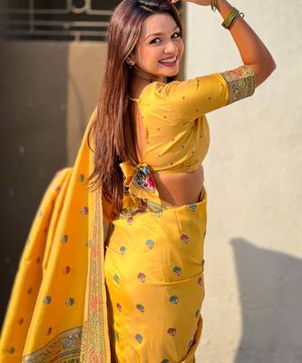 Baluchari silk zari woven saree 4