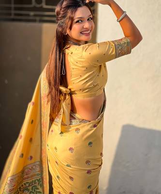 Baluchari silk zari woven saree 4