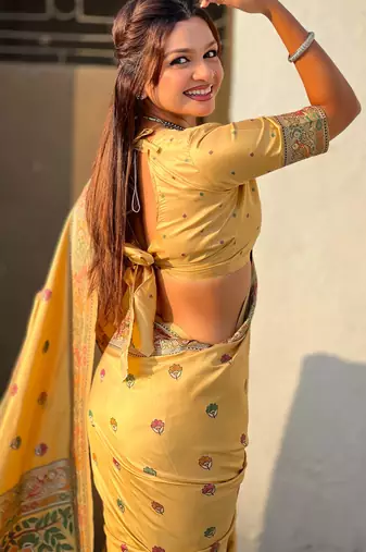 Baluchari silk zari woven saree