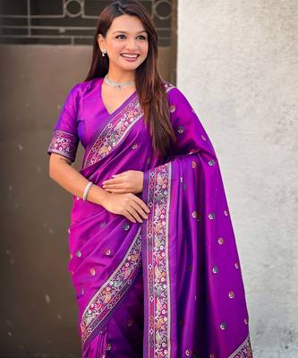 Baluchari silk zari woven saree 2
