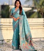 Baluchari silk zari woven saree