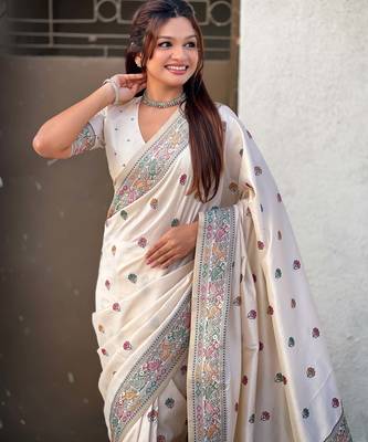 Baluchari silk zari woven saree 2