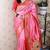 bandhani paithani silk blend zari woven saree
