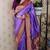 bandhani paithani silk blend zari woven saree