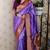 bandhani paithani silk blend zari woven saree