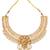 Temple jewellery lakshmi choker with matching earrings