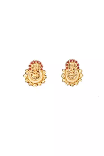 Temple jewellery lakshmi pendant choker for bridal wear