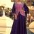 Pink and blue wedding silk indowestern top with palazzo suits- Full Stitched Free Size