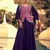 Violet chinon readymade shrug suit with heavy embroidery work - full stitched free size