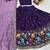 Purple Vichitra Silk Heavy Thread Sequence Work Lehenga Choli Set with Dupatta,Fully Stitched Lehenga-Blouse
