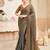 Fendi jacquard designer saree with embroidered blouse