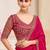 two tone shimmer saree with embroidered blouse – stylish & elegant