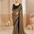 fendi jacquard saree with fancy embroidery blouse