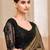 fendi jacquard saree with fancy embroidery blouse