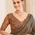 fendi jacquard designer saree with embroidered blouse