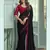 black chiffon saree     classic & elegant saree with blouse
