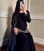 Winter Special Velvet Suit 