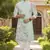 Arruga cotton linen floral printed kurta pyjama