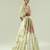 ivory embroidered georgette lehenga set