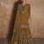Mustard silk embroidered sharara suit