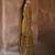 Mustard silk embroidered sharara suit