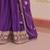 Purple Star Georgette Kurti And Duptta With Zari & Sequins Embroidered Work