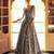 Grey georgette full stitched wedding gowns - Full stitched free size