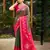 Green printed pochampalli soft silk casual saree with blouse