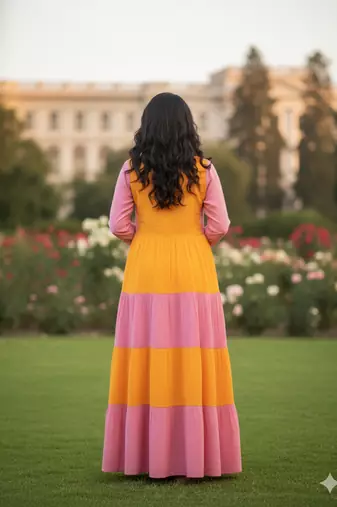 multicolor printed viscose rayon anarkali long kurtis