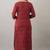  maroon  printed viscose rayon ethnic kurtis