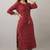  maroon  printed viscose rayon ethnic kurtis