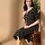  black  printed viscose rayon ethnic kurtis